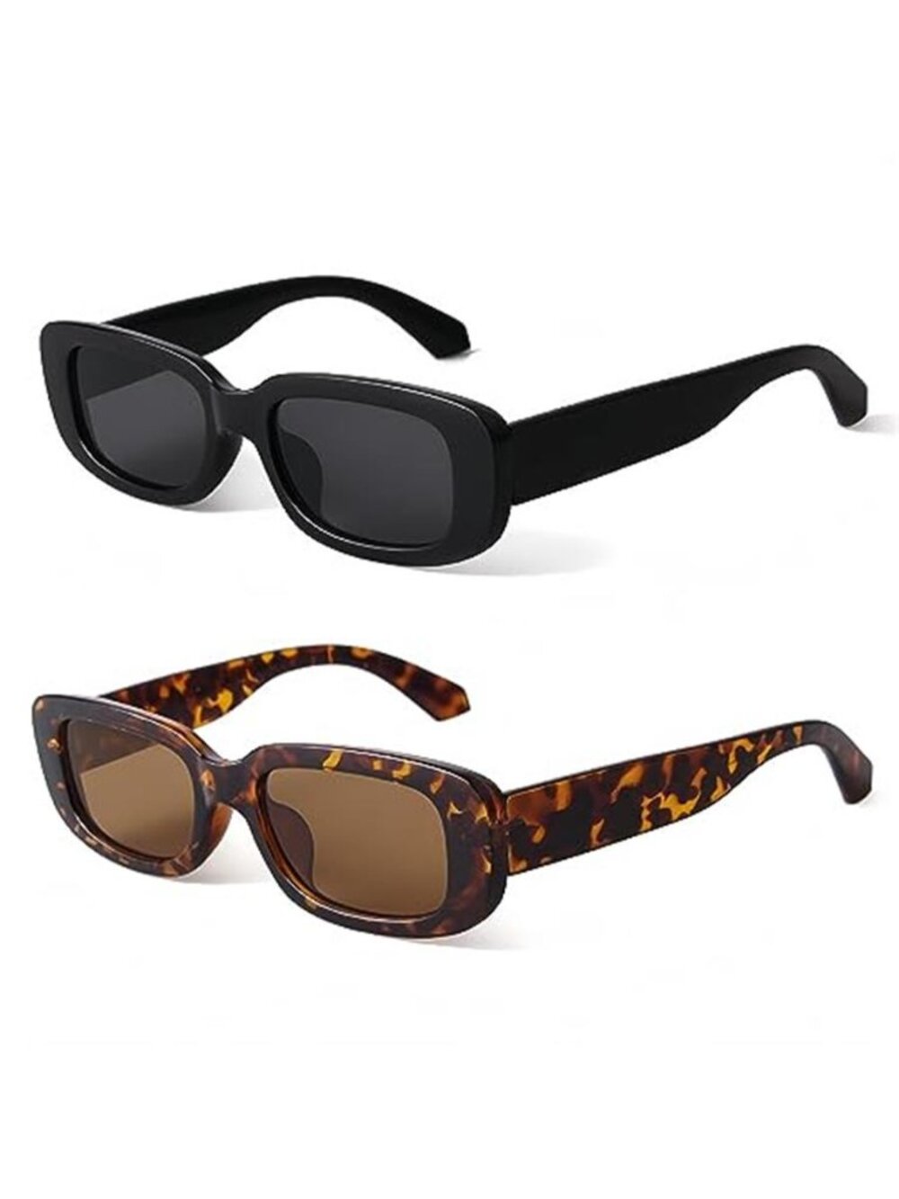 Rectangle Sunglasses for Women Retro Driving Glasses 90’s Vintage